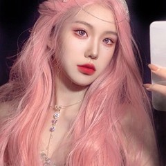 Wig for Women - Pomelo Pink Long Straight Hair with Middle Part, Side Part Bangs, Large Waves, Lazy Summer Style, Full Head Wig