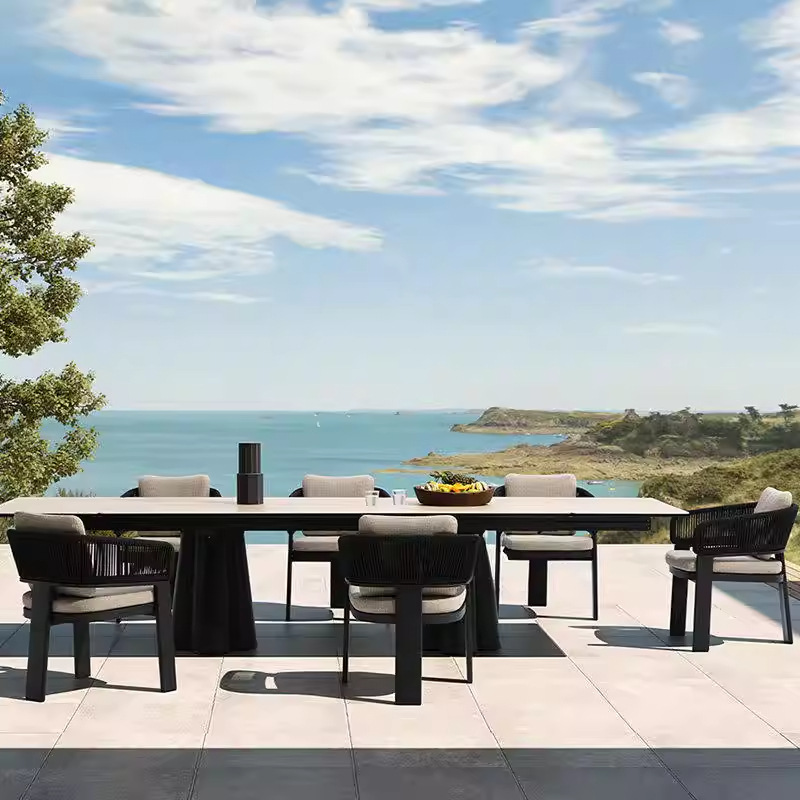 Sofá al aire libre patio villa jardín al aire libre ocio impermeable hotel de alojamiento terraza combinación de muebles al aire libre