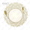 Dandelion PVC empty hot gold meal cushion solid color pattern PP meal cushion gold European -style meal cushion anti -skid home
