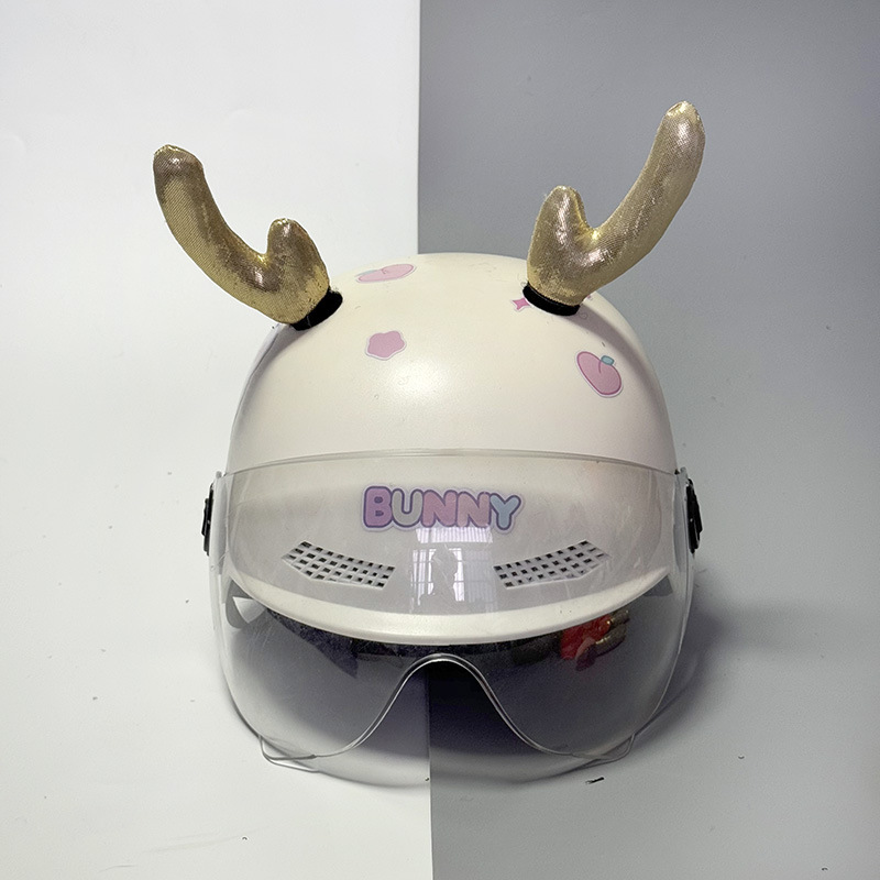 Motorcycle Helmet Horns Dragon Ears Accessories Retro Helmet Cat Bear Deer