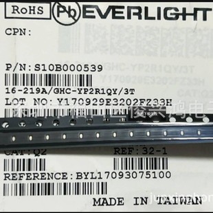 16-219A/Ghc-Yp2R1Qy/3T 0402 Emerald Green Super Bright Everlight