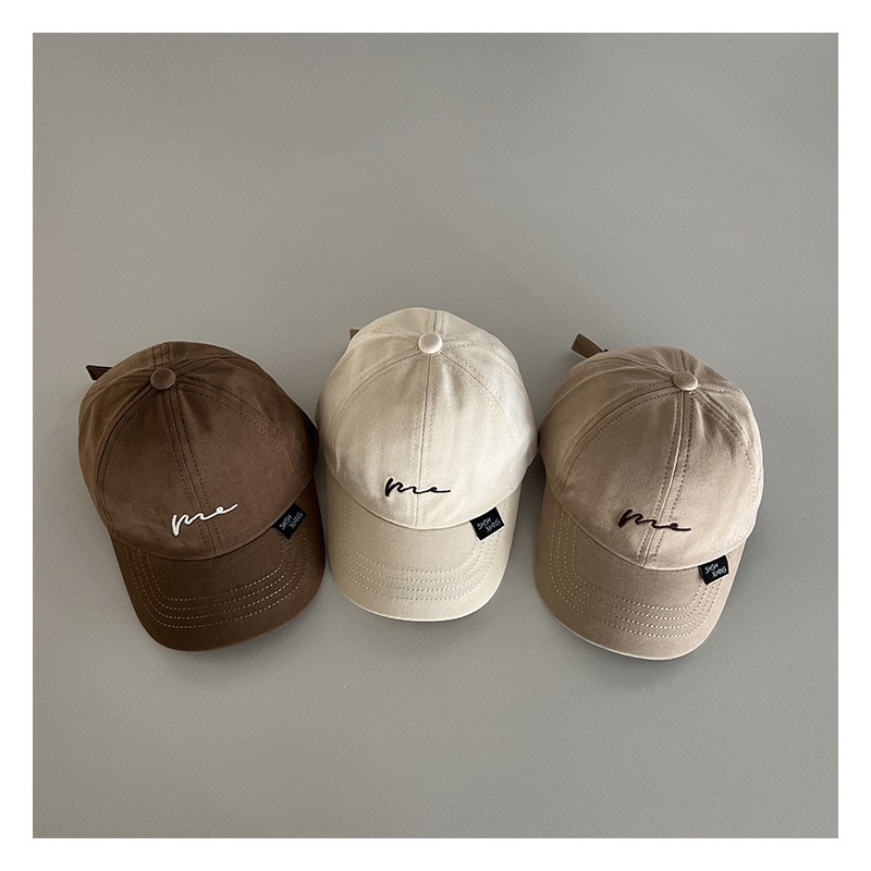 Sombrero para bebés primavera y otoño sombrero de sombra de pato estilo coreano bordado simple onda personalidad infantil vestido casual sombrero de béisbol