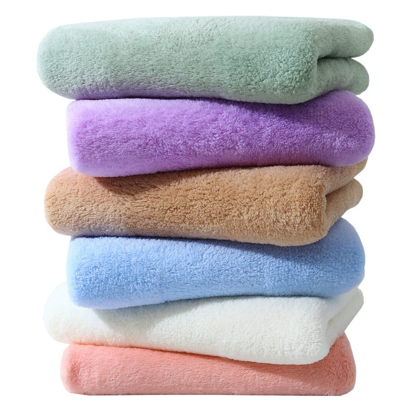 Толстый коралловый бархатный маленький полотенце для детей моет лицо и протирает руки, впитывает воду, квадратное полотенце для чистки дома, тряпка подарочные полотенца оптом