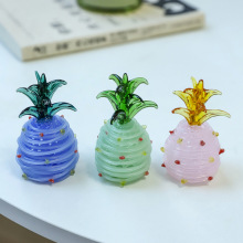 跨境玻璃菠萝摆件水果工艺品摆件桌面摆件家居创意客厅装饰小摆件