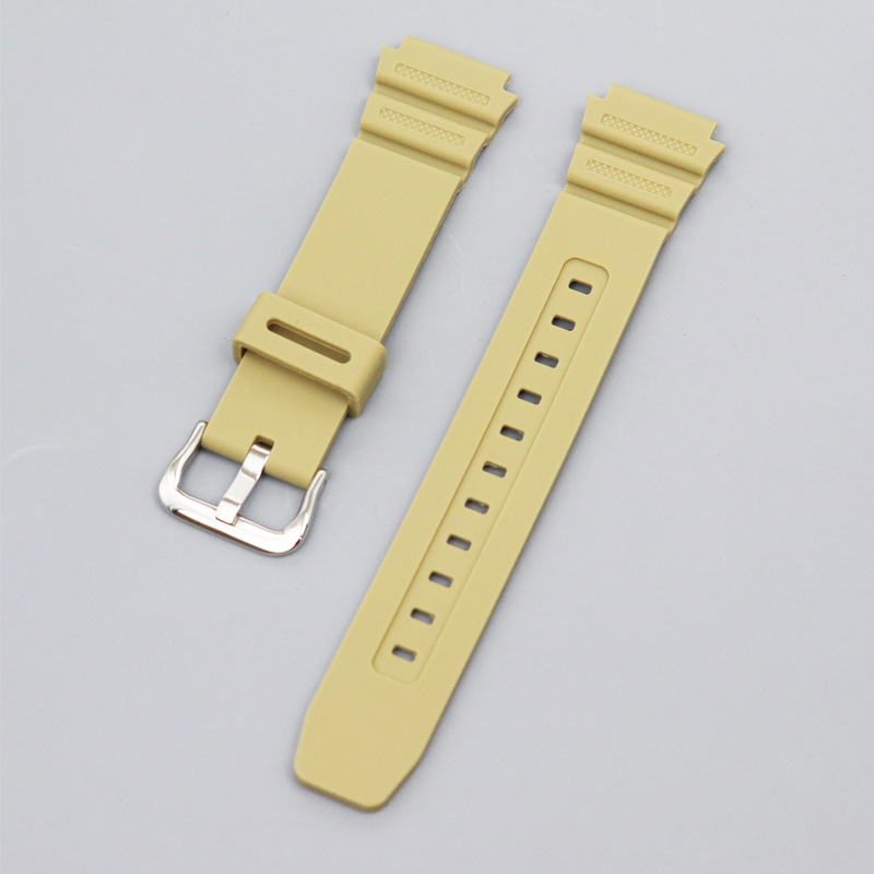 Adaptación Casio correa de reloj AE - 1200 SGW400 F - 108 W - 218 correa de silicona de bloque pequeño 18mm