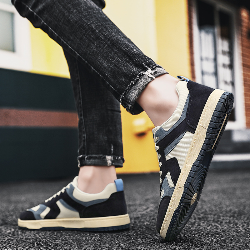 Men's 2023 new men's trend versatile Low Sneakers training sports casual student board trendy sports_voghion.com