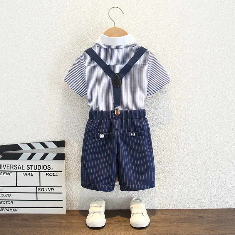 Children's summer dress, summer clothing, overall, set for boys, photography props, suit, Korean style