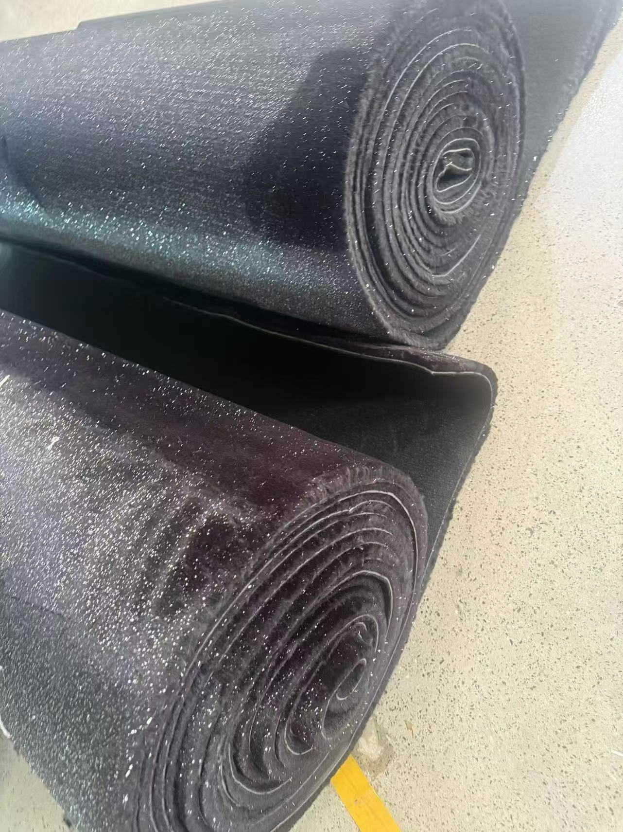 Raw Materials for Car Floor Mats and Trunk Mats, Whole Sheets That Can Be Freely Cut, Starry Sky Carpet, Anti-Slip Burr-Resistant Base Material
