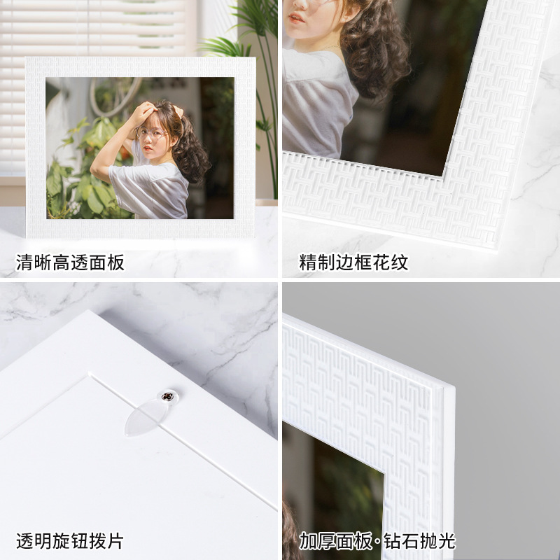 A5 acrílico cristal marco de fotos marco de fotos licencia comercial marco de fotos de vidrio orgánico autorizador marco de certificado al por mayor