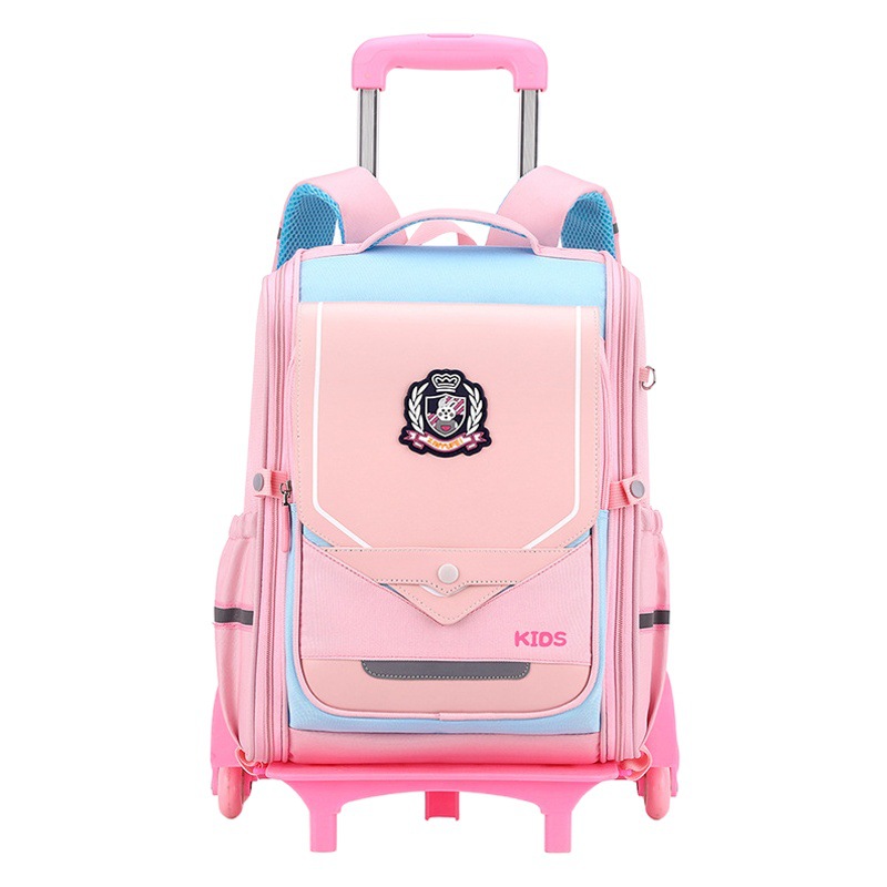 Entrega transfronteriza pescado natural nuevo carro mochila estudiante de la escuela primaria grado 1-6 niño hembra ligero protección de la columna vertebral a prueba de agua