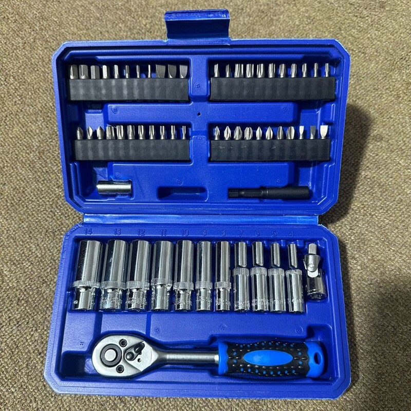 新款59-62-82PC汽机修旋具工件套筒批头棘轮组合体积小重量轻|undefined