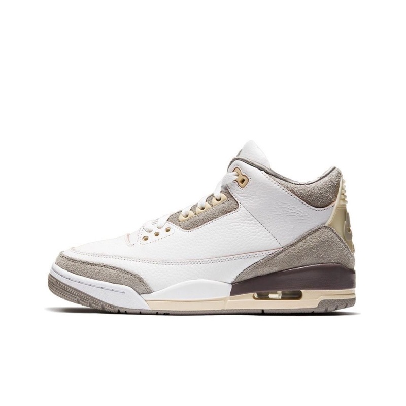 莆田靴純正オリジナル牛革本革バスケットボールシューズ男性と女性のための Air AJ3 ホワイトセメント共同ブランドレトロスポーツシューズ|undefined