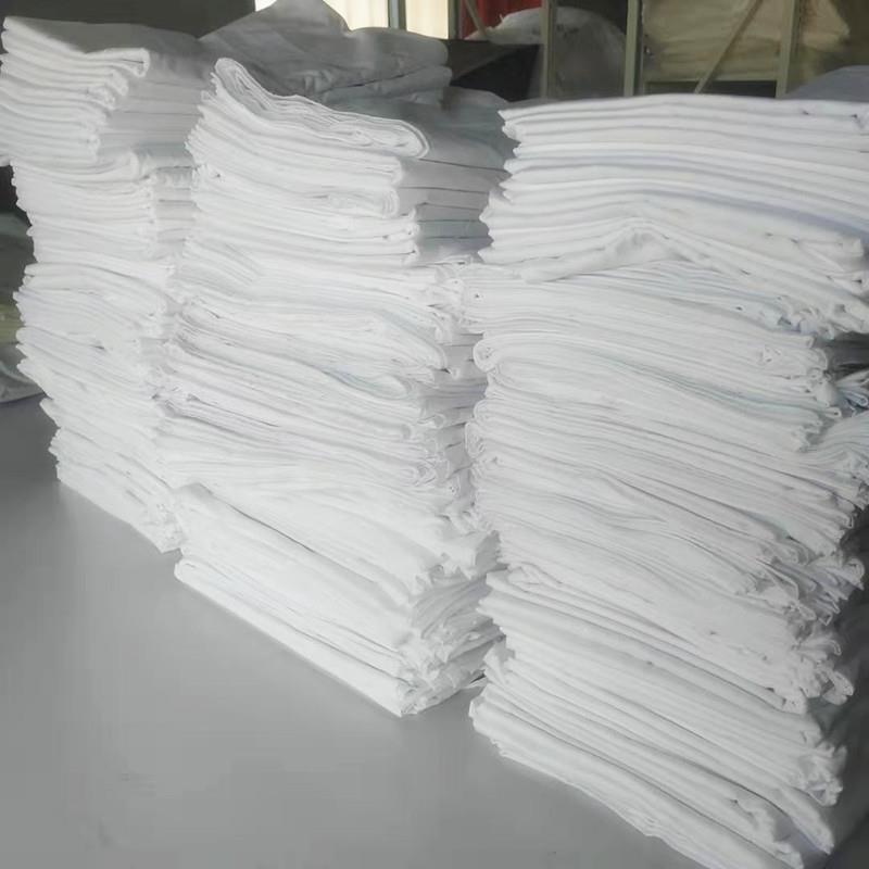 Hotel Bed Sheetss, Quilt Covers, Pillowcases, Single and Double Pieces, Pure Cotton, White Thickeneded Hospital Bedding, Others