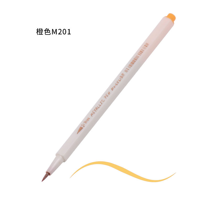 Bolígrafo de metal de secado rápido transfronterizo, bolígrafo de pintura, punta suave, marcador acrílico, venta directa de fábrica, marcador de color al por mayor