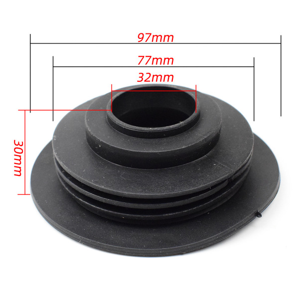 Cross-Border explosion led dust cover C6 universal large hole for dual-lamp fan headlight extended dust cover