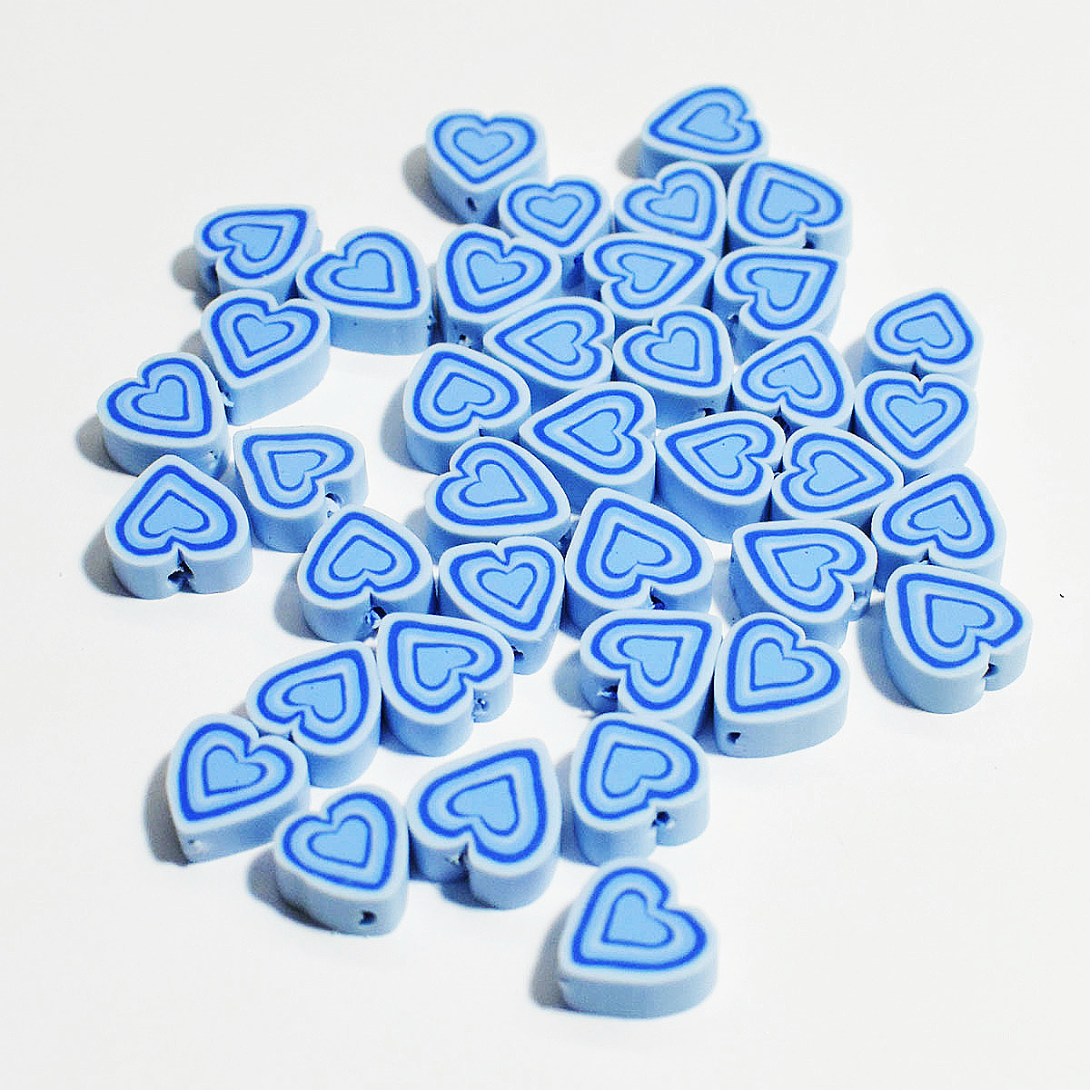 100 PCS/Package Soft Clay Heart Shape Beads display picture 8
