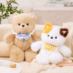 ランニングシリーズぬいぐるみかわいい子羊漫画人形三毛猫縫いぐるみ人形ランニングクマ子供のおもちゃ