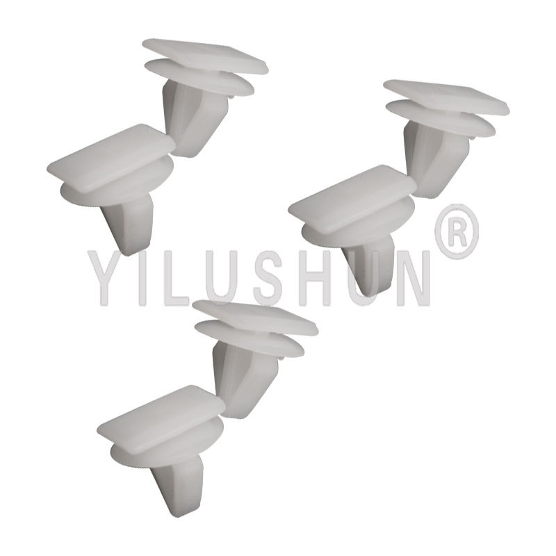 Piezas de automóvil al por mayor puerta panel guardia fijo nylon rueda ceja hebilla D649 OE:94530742