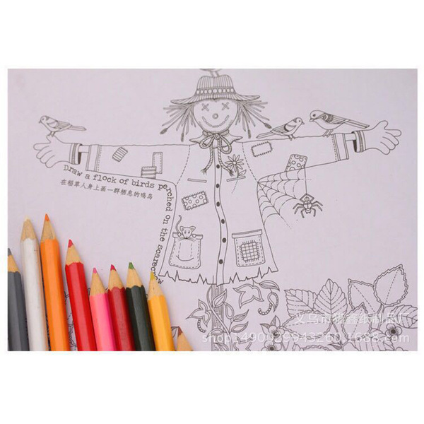 cartoon book with pictures for kindergarten