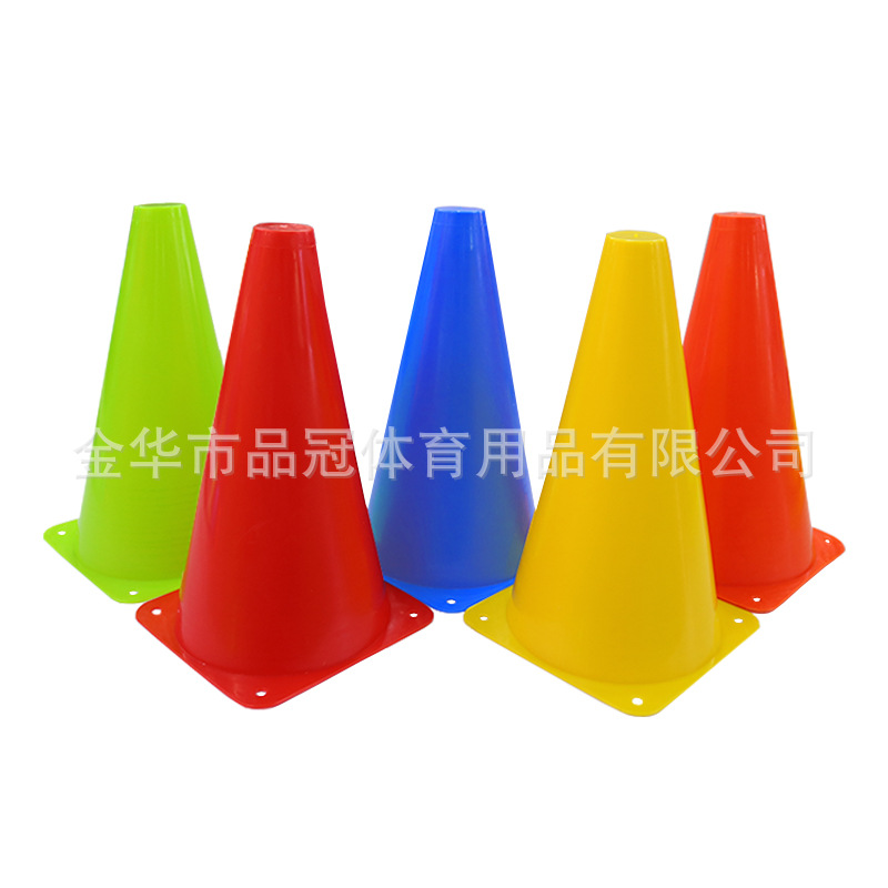 Logo cubo de entrenamiento de fútbol equipo obstáculo cubo de plástico tubo de helado engrosamiento 18/23/32/38/48cm cubo cónico