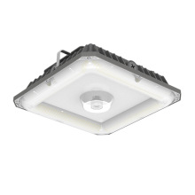 厂家直供明装吸顶式LED油站灯60瓦100W光控微波感应加油站天棚灯