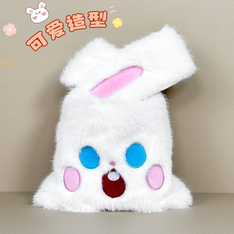 Tarjeta de transformación Bolsa de felpa Pibara Dibujos animados Muñeca linda portátil Ciudad de videojuegos Máquina de tijeras Máquina de agarre Bolsa de muñeca