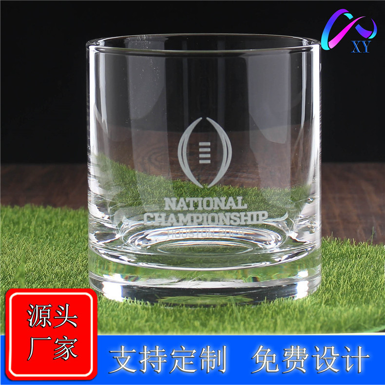 400ml Crystal Glass American Classical Whiskey Cup Straight Wine Cup Thick Bottom High-End Cup Tournament Logo 400ml Crystal Glass American Classical Whiskey Cup Straight Wine Cup Thick Bottom High-End Cup Tournament Logo