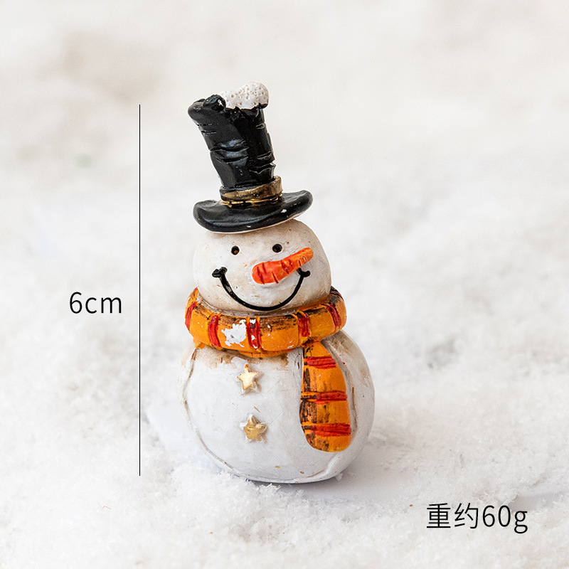 クリスマス装飾品雪だるま老人小公仔デスクトップ装飾シーン配置撮影道具クリスマス装飾|undefined