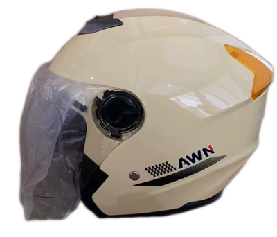 motorcycle helmet men's and women's – Motosiklet kaskı (dəbilqə) - 503-yellow-dual-lenses-new-national-standard-3c-certification