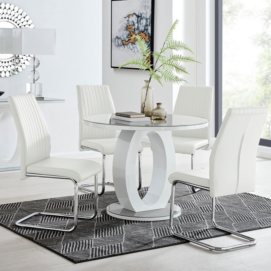 Mesa de comedor de vidrio mesa de comedor lujosa mesa de comedor de alto nivel mesa de comedor moderna simple mesa de comedor silla image 5
