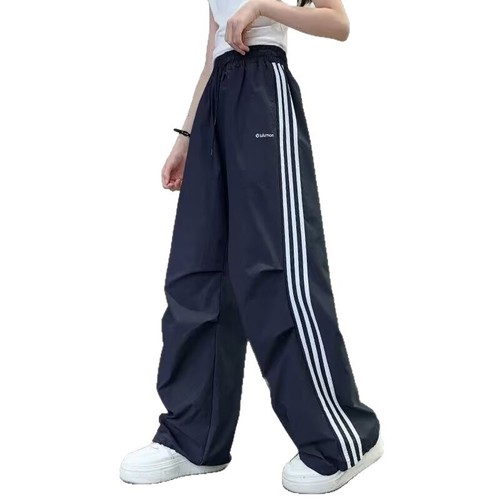 Girls' Summer 2025 New Children's Fashion Casual Pants for Big Kids - Thin Quick-Dry Work Pants - Long Pants Trendy