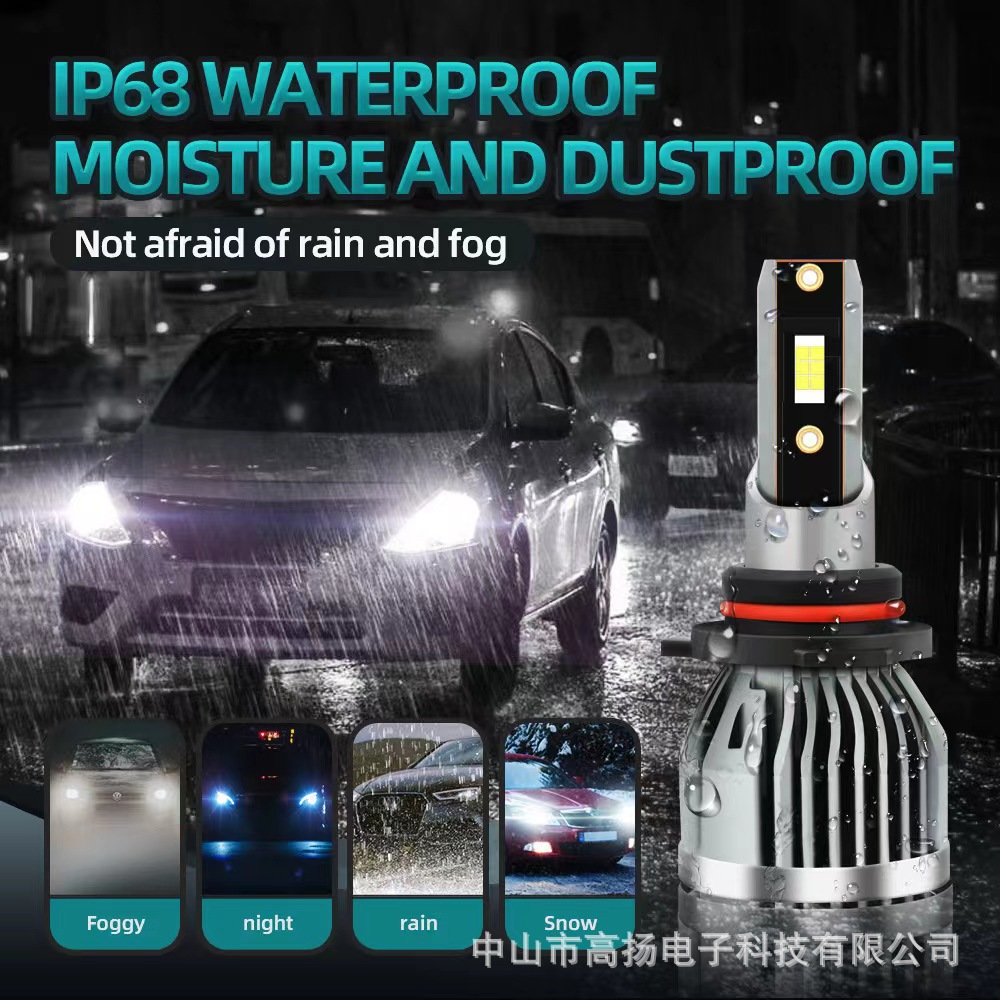 Built-In 3570Led Car Headlights H1H4H7 Aliexpress Amazon Specializes in Strong Light and High Beam Cross-Border Supply
