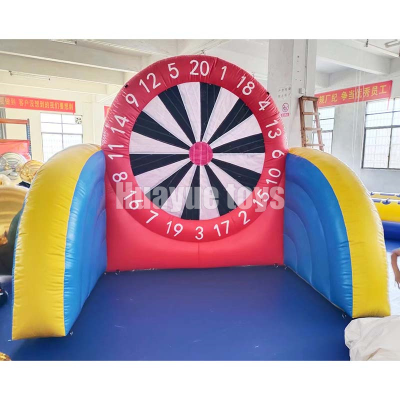 Sports inflatable football darts with velcro