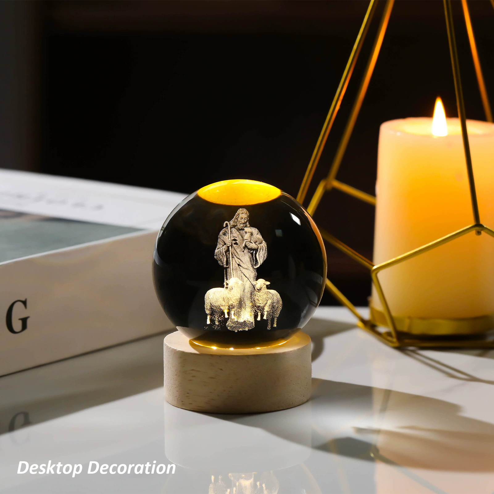Creative night light, decorations for office, 3D