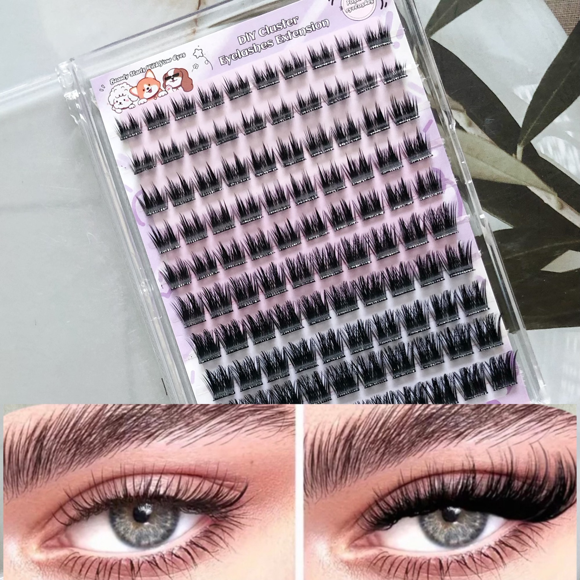 Las pestañas falsas transfronterizas proporcionan pestañas falsas de gran capacidad sin pegamento.