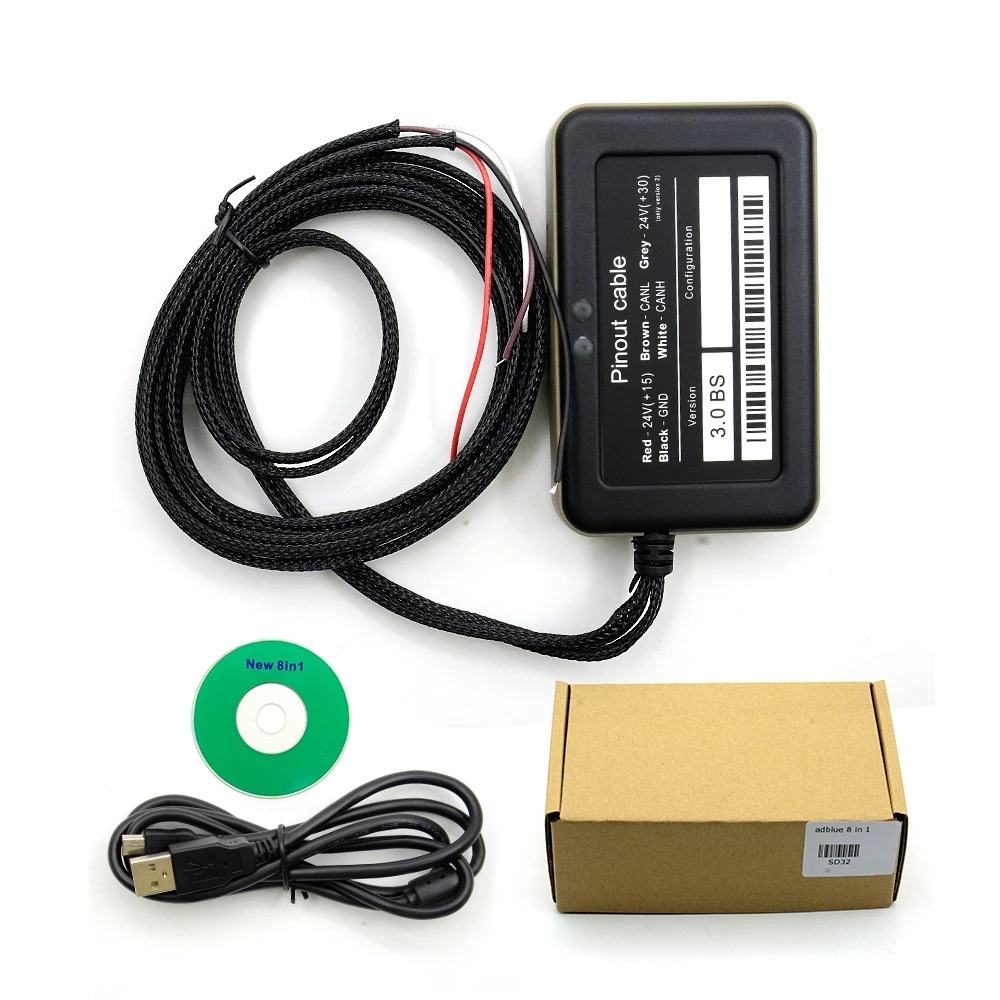 Adblue Emulator 8合1卡车诊断仪专业adblue 8in1 汽车诊断工具