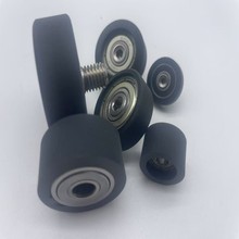 直柱形包胶成形轴承加长螺杆型防静电聚氨酯 硅橡胶