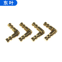 黄铜圆柱合页静音轴承转轴铜铰链木箱礼盒首饰盒迷你铜合页定 制