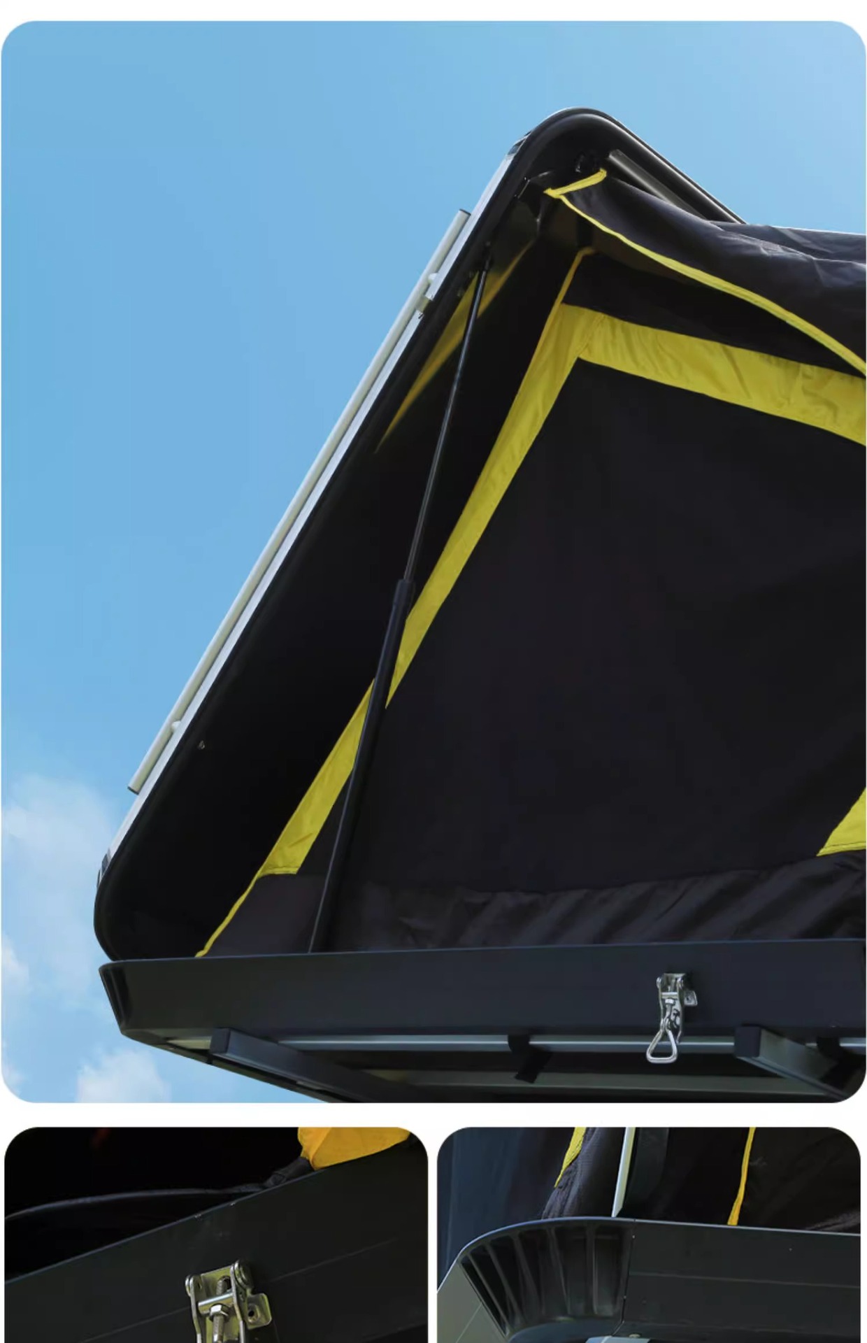 You cycling top tent automatic folding waterproof roof tent self-driving travel tent car off-road vehicle top tent