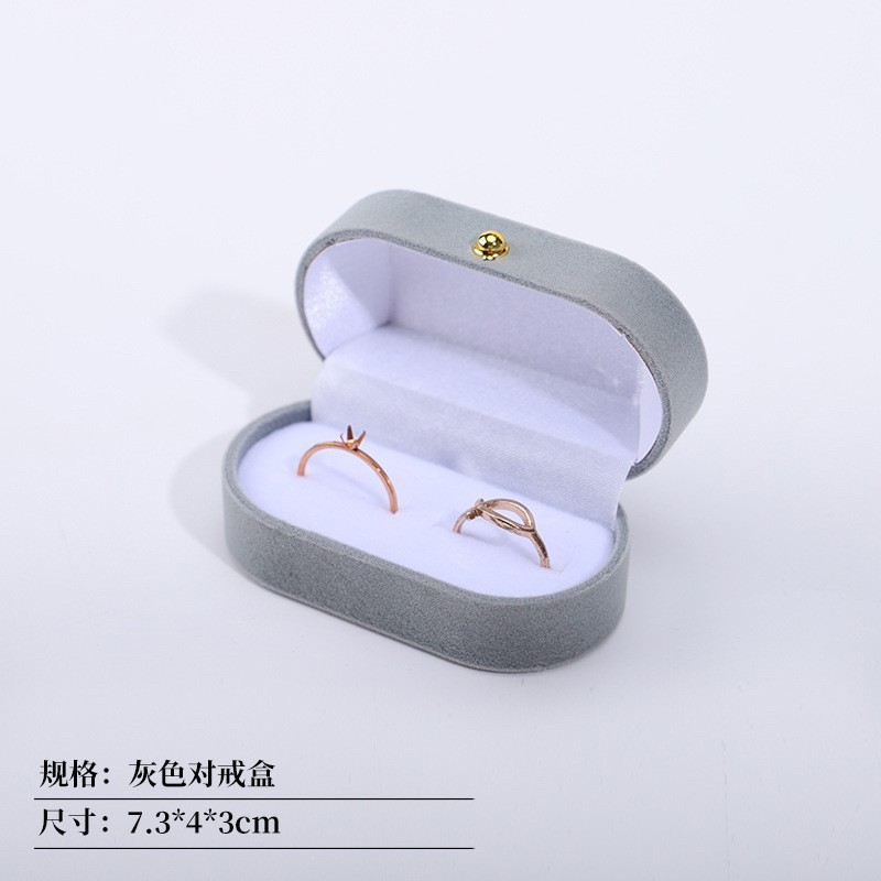 ゴールデンバックルベルベットジュエリーボックスイヤリングボックスネックレスボックスリングボックスイヤリングボックスベルベットジュエリー包装ボックスイヤリングボックス