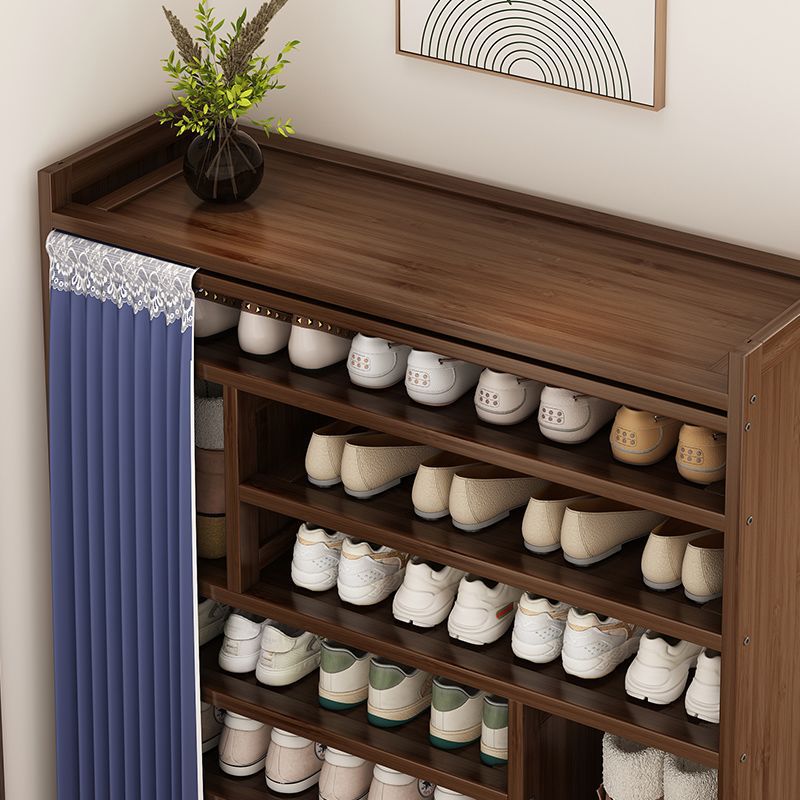 Simple Shoe Rack Multi-Layer Household Door Dust-Proof Shoe Cabinet Fully Enclosed Dormitory Wide and Large Integrated Storage Rack