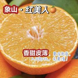 正宗象山红美人柑橘当季现摘新鲜水果桔子爱媛28号果冻橙子礼盒装