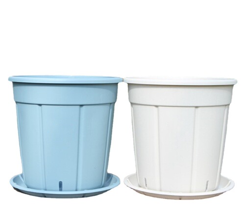 Direct Manufacturer Sales Pumpkin Planter Nordic Simple Hydrangea Rose Gallon Pot Root Control Qingshan Pot Resin Plastic Planter