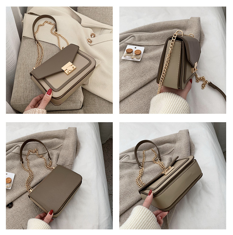Khaki Small Square Bag