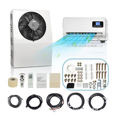 Automotive air conditioning: 12V24V electric air conditioner - eac0012524v-iron-shell-high-end-vortex-split-machine