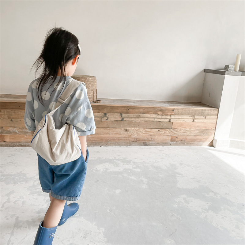 Title 7, Camiseta infantil de manga curta em algodão e c...