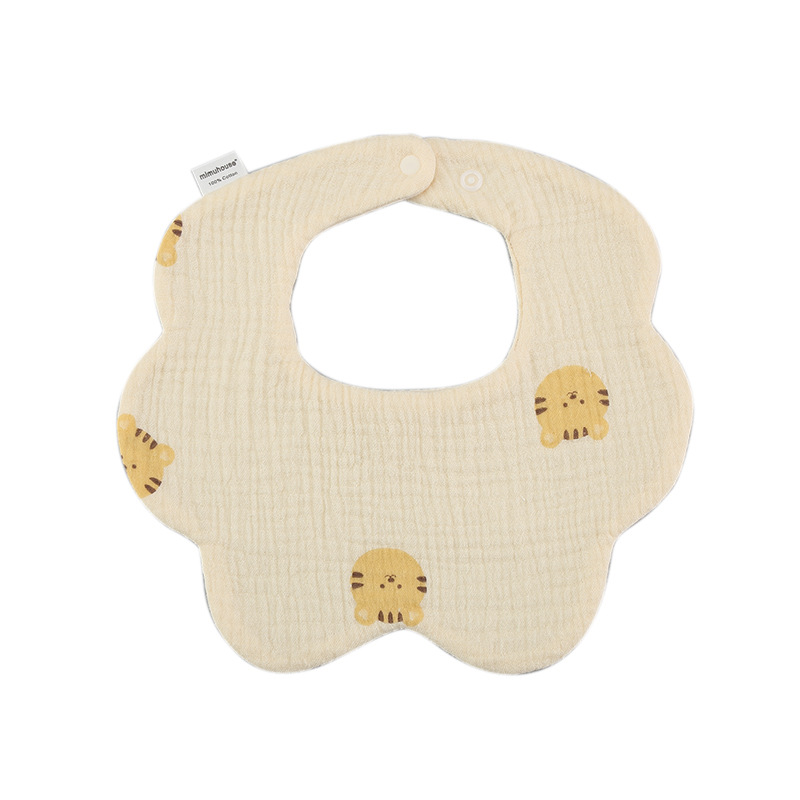 Babero de Pétalos de Gasa para Bebé de Gasa de Algodón, Transpirable, Absorbente de Agua, para Bebés image 103