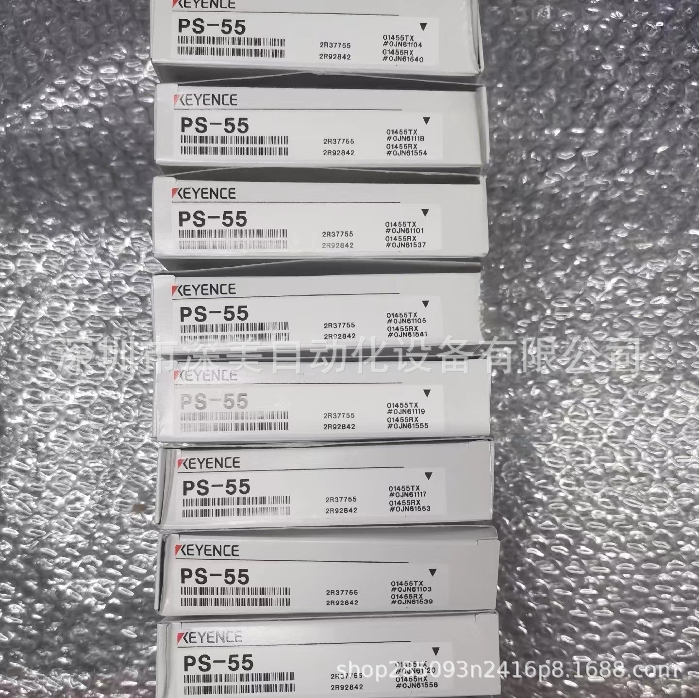 全新KEYENCE基恩士PS-55光电传感器感测头长检测距离 议价出售