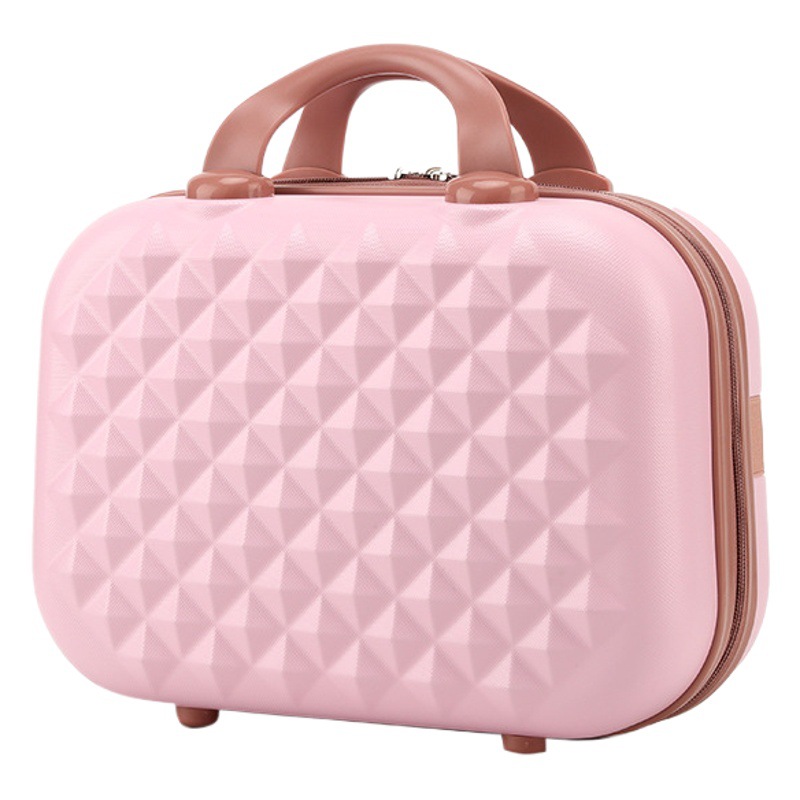 14 pulgadas mini Corea del Sur cremallera retro portátil caso cosmético niño y madre equipaje regalo caso bolsa de cosméticos bolsa al por mayor