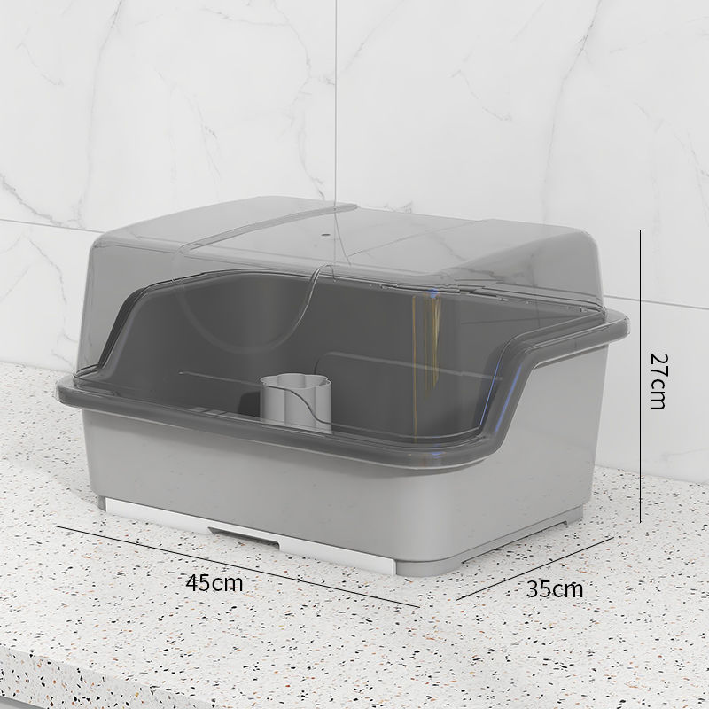 LX 특대 모던 그레이 [배수구 디자인, 바닥 배수 트레이] 브라운 커버